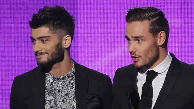 Zayn Malik y Liam Payne en 2013
