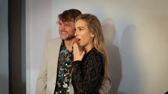 Salva Reina y Kira Miró en la promoción de 'Todos lo hacen'