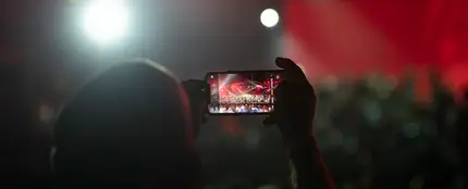 Smartphone en concierto Smartphone en concierto