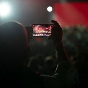 Smartphone en concierto