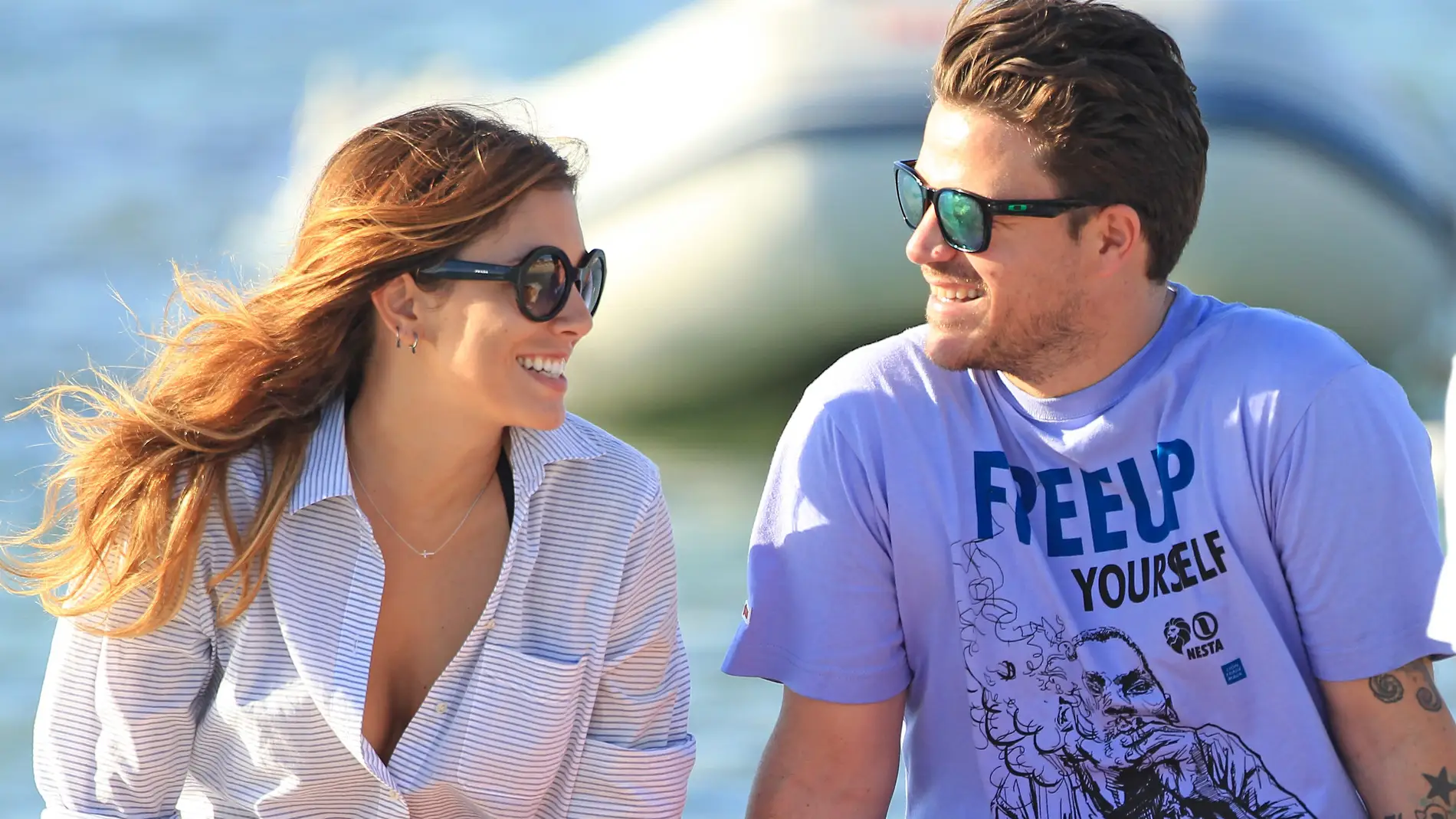 Dani Martín y Blanca Suárez de vacaciones en Ibiza en 2014 Dani Martín y Blanca Suárez de vacaciones en Ibiza en 2014