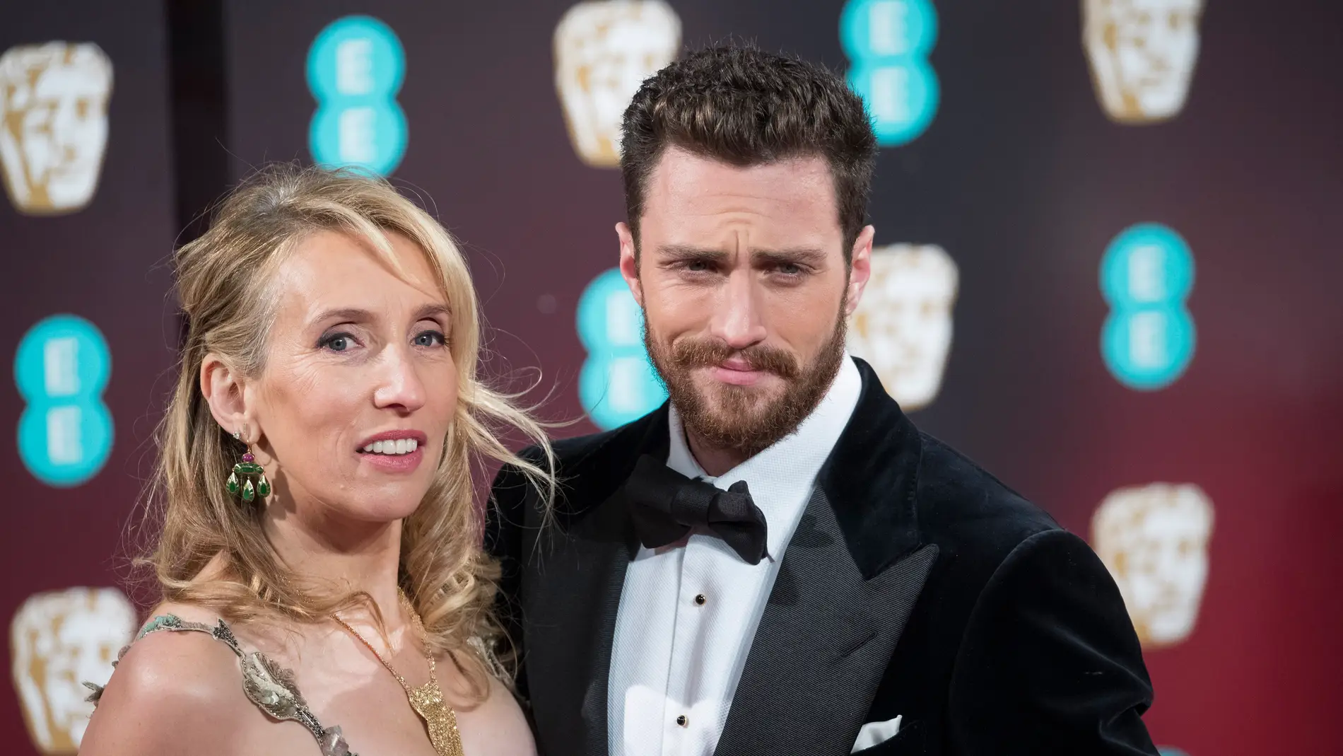 El actor Aaron Taylor-Johnson y su mujer Sam El actor Aaron Taylor-Johnson y su mujer Sam