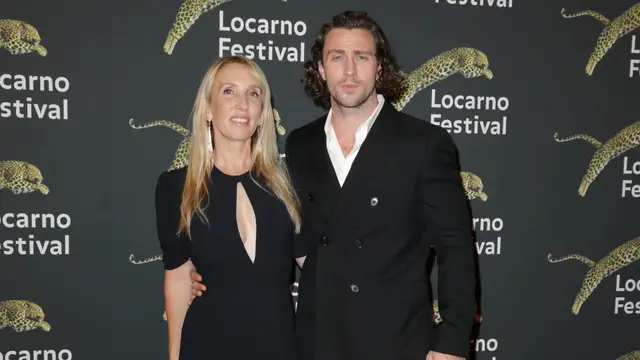 El actor Aaron Taylor-Johnson y su mujer, Sam