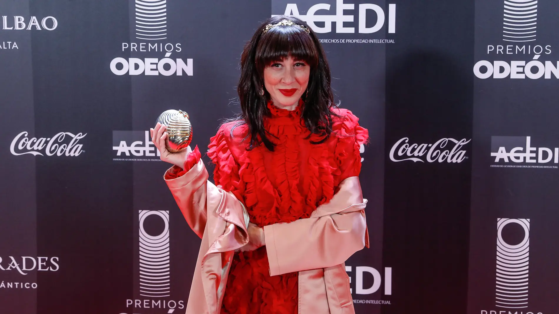 Natalia Ferviú en los premios Odeón Natalia Ferviú en los premios Odeón