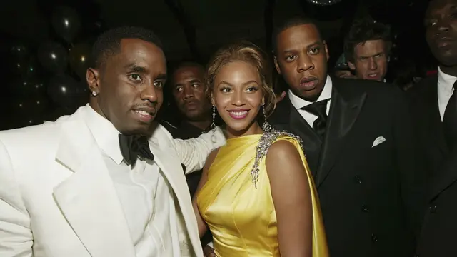 Puff Daddy, Beyoncé y Jay-Z en 2004