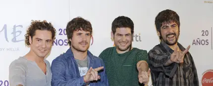 David Bisbal, Dani Martín y Estopa en 2012 David Bisbal, Dani Martín y Estopa en 2012