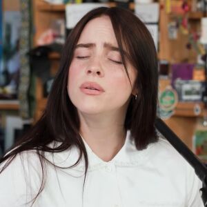 Billie Eilish en su Tiny Desk Concert