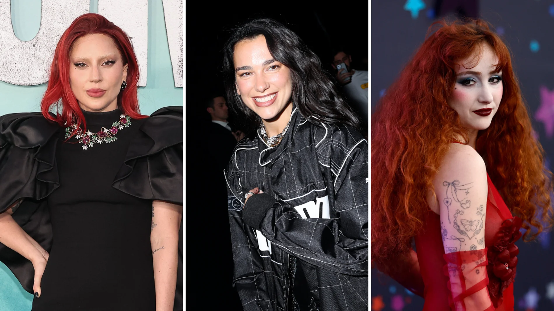 Lady Gaga, Dua Lipa y Chappell Roan Lady Gaga, Dua Lipa y Chappell Roan