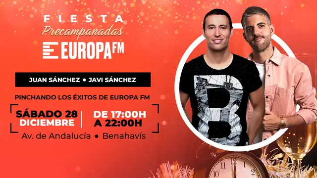 Vive las Precampanadas con Juan Sánchez y Javi Sánchez en una fiesta con la mejor música en Benahavís