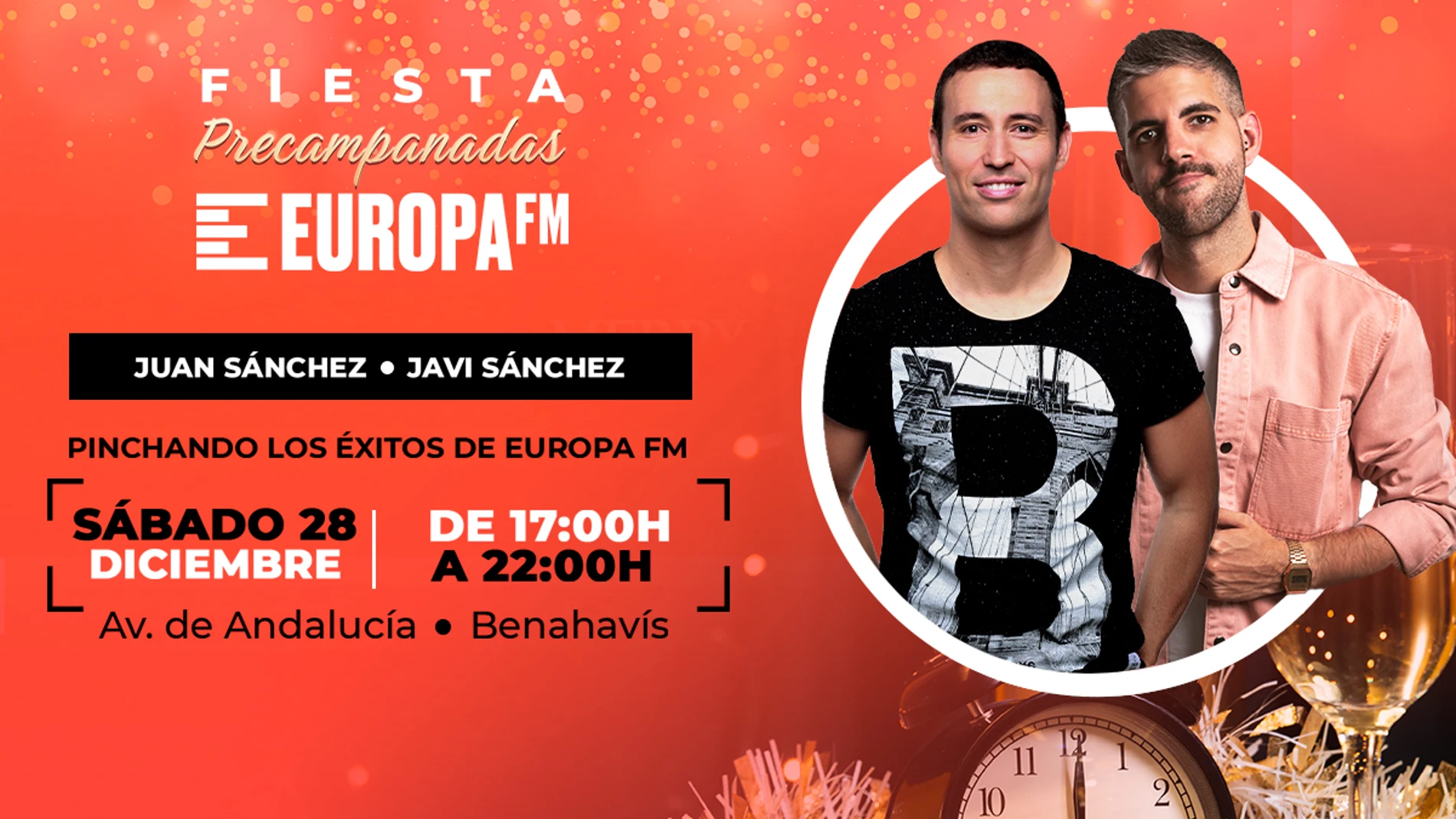 Vive las Precampanadas con Juan Sánchez y Javi Sánchez en una fiesta con la mejor música en Benahavís Vive las Precampanadas con Juan Sánchez y Javi Sánchez en una fiesta con la mejor música en Benahavís