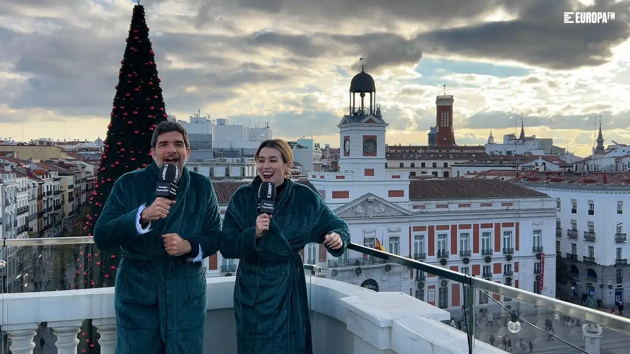 Eva Soriano y Nacho García dan las Campanadas de Europa FM Eva Soriano y Nacho García dan las Campanadas de Europa FM