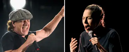 Lady Gaga y Brian Johnson Lady Gaga y Brian Johnson