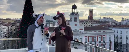 Eva Soriano y Nacho García dan las Campa-nadas de Fin de Año en Europa FM desde Puerta del Sol Eva Soriano y Nacho García dan las Campa-nadas de Fin de Año en Europa FM desde Puerta del Sol