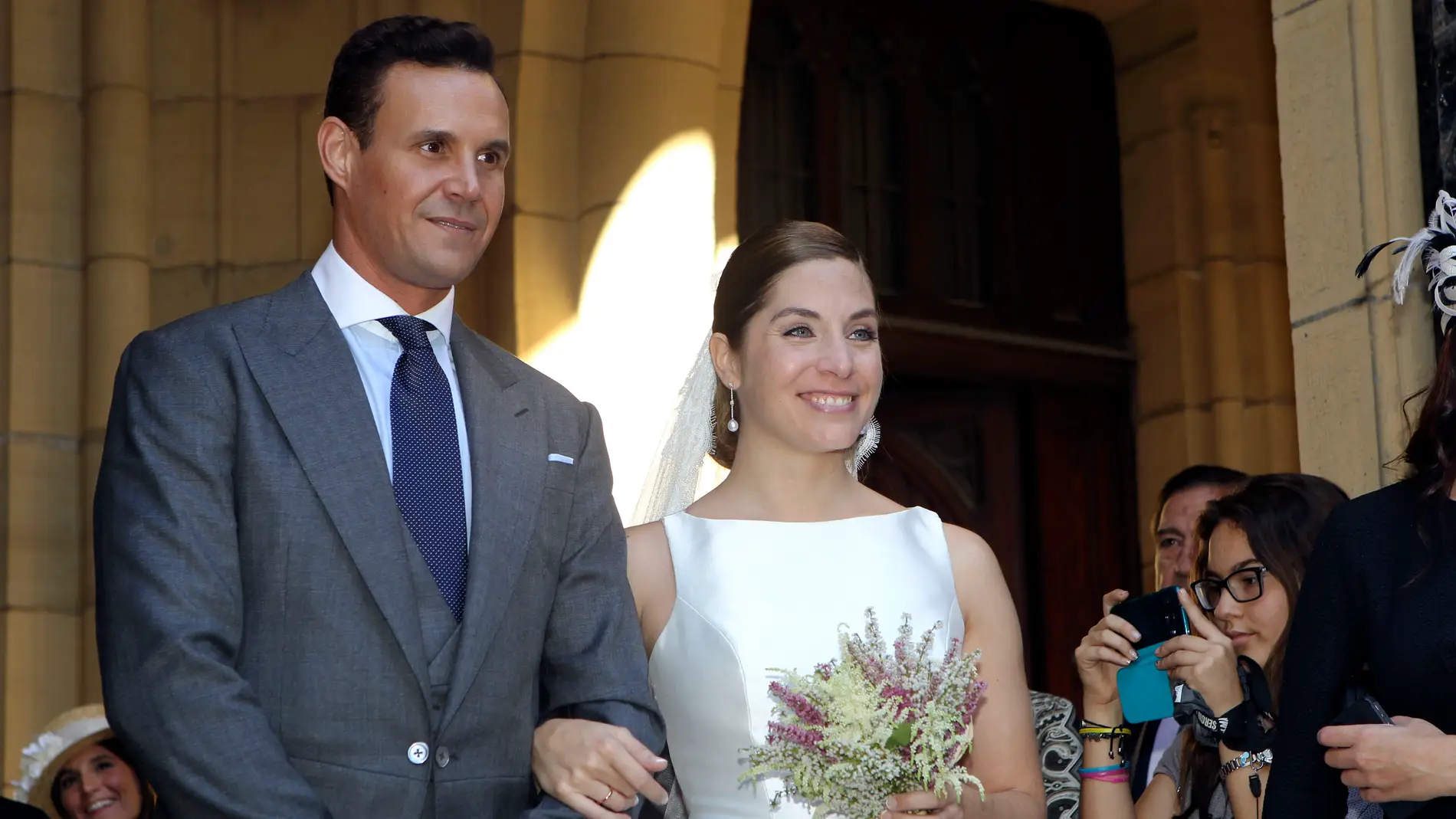 Leire Martínez en su boda con Jacobo Bustamante Leire Martínez en su boda con Jacobo Bustamante