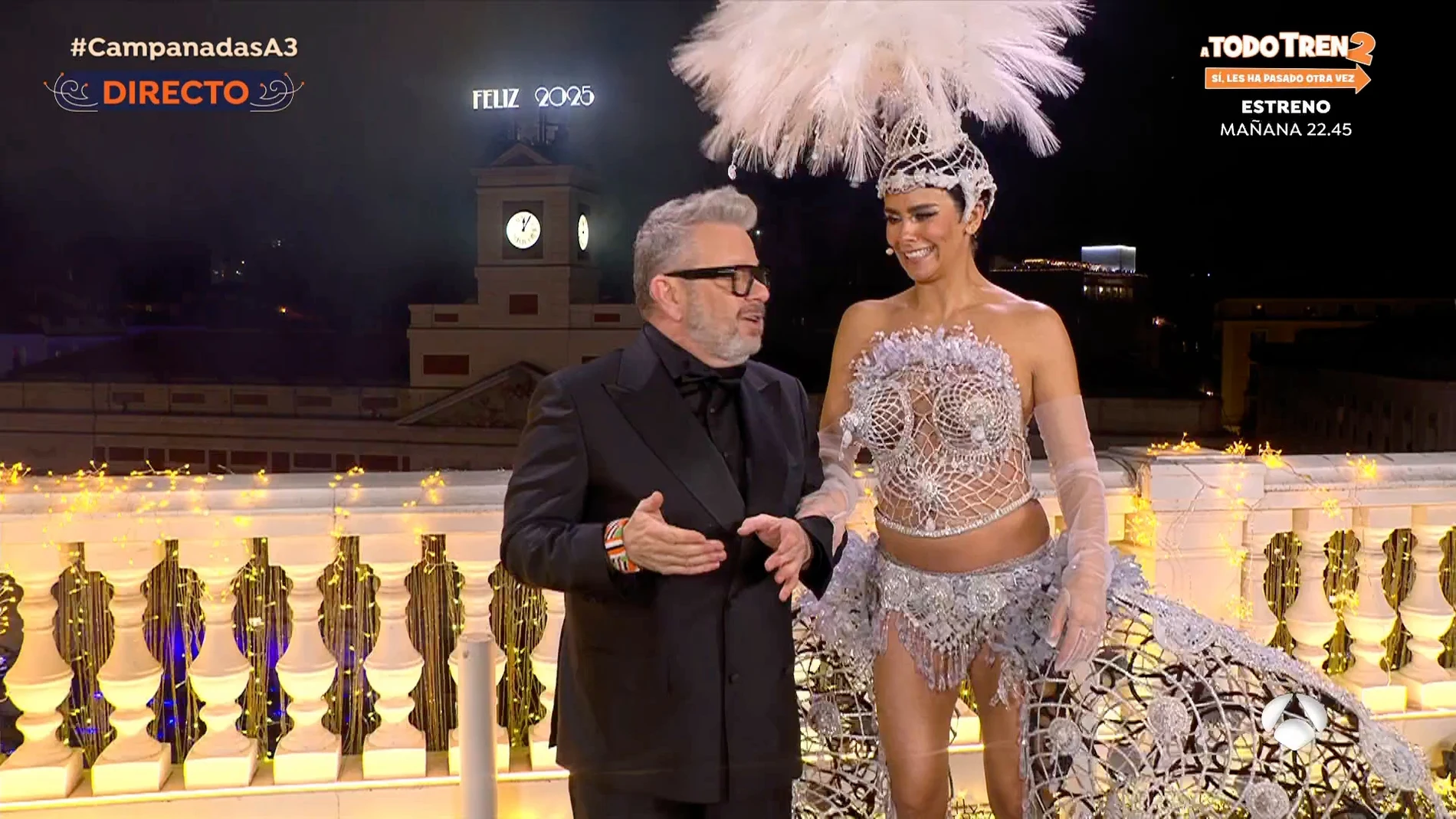 Cristina Pedroche, con Alberto Chicote Cristina Pedroche, con Alberto Chicote