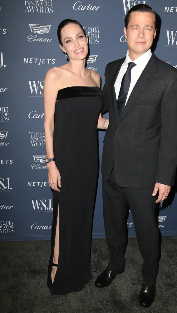 Angelina Jolie y Brad Pitt en los premios 'WSJ Magazine Innovator' en 2015 Angelina Jolie y Brad Pitt en los premios 'WSJ Magazine Innovator' en 2015
