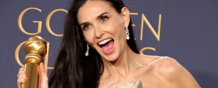 Demi Moore, ganadora a mejor actriz de comedia o musical en los Globos de Oro 2025