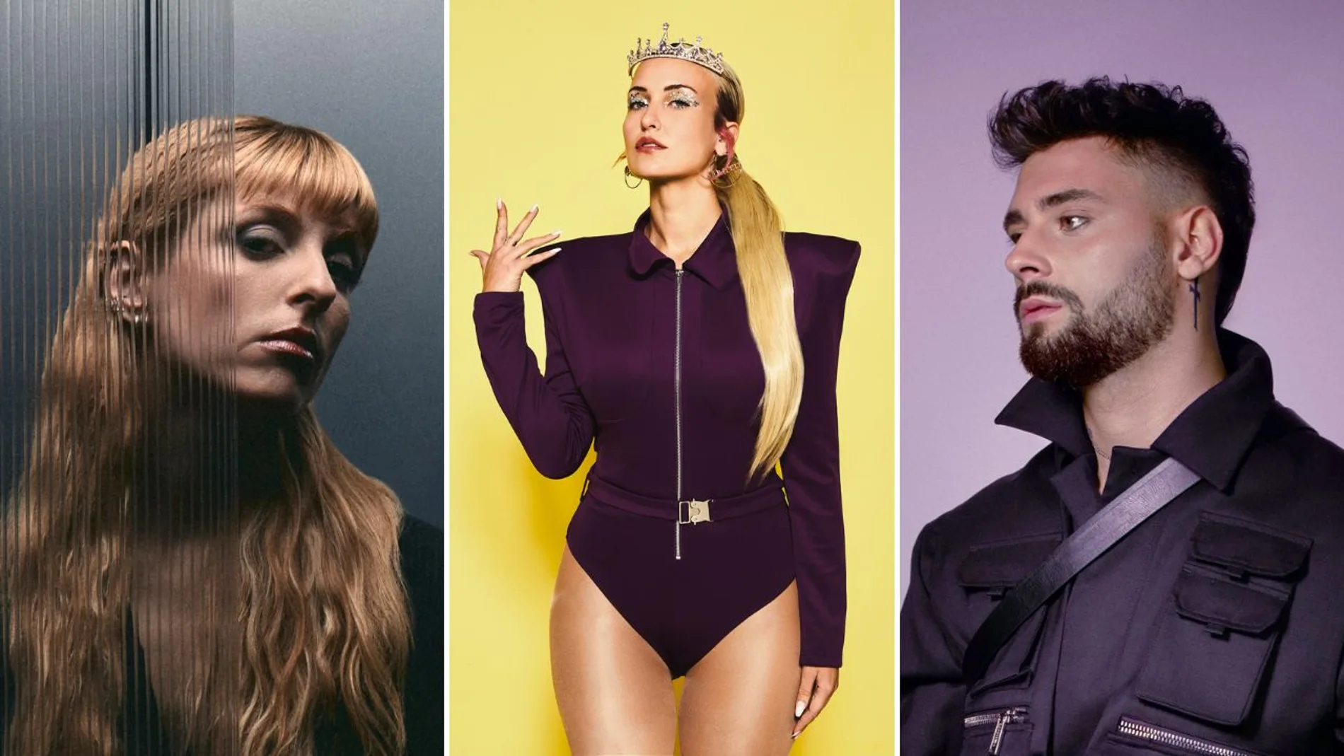 Chica Sobresalto, Kuve y J KBello, candidatos del Benidorm Fest 2025 Chica Sobresalto, Kuve y J KBello, candidatos del Benidorm Fest 2025