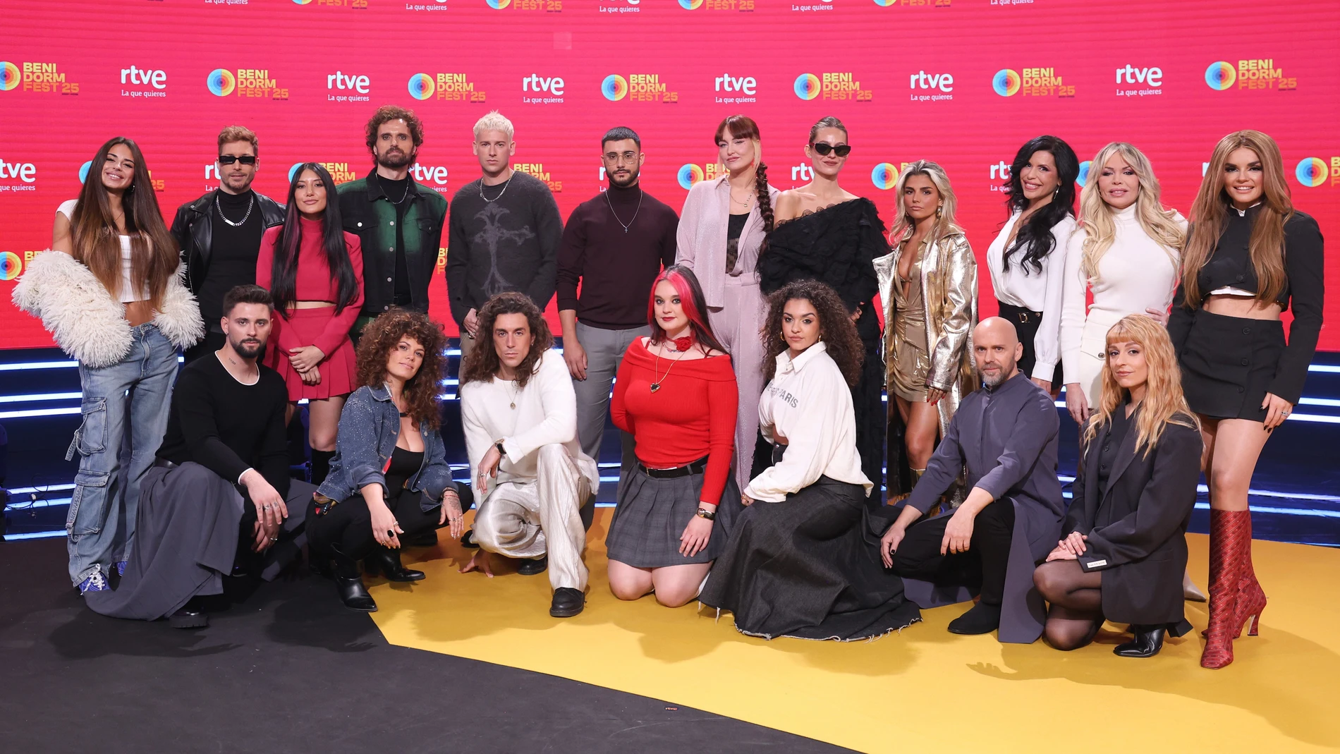 Los 16 candidatos del Benidorm Fest 2025 Los 16 candidatos del Benidorm Fest 2025