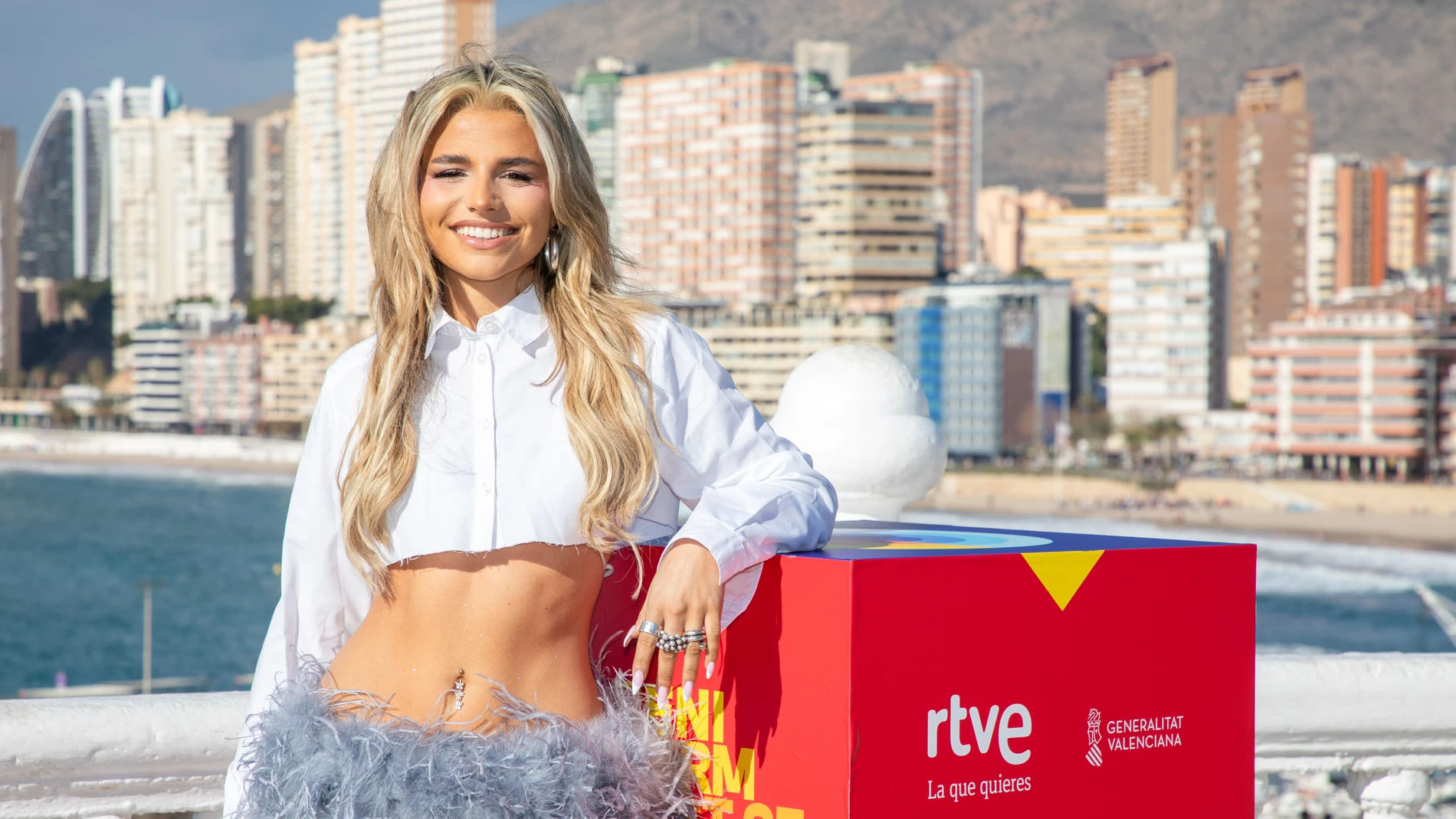 Carla Frigo en el Benidorm Fest Carla Frigo en el Benidorm Fest