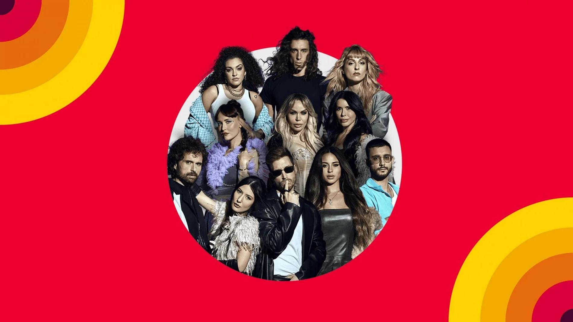 Los ocho concursantes de la primera semifinal del Benidorm fest 2025 Los ocho concursantes de la primera semifinal del Benidorm fest 2025