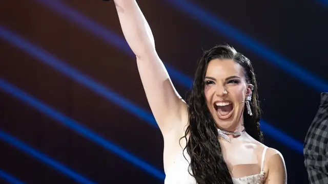 Inés Hernand, en la final del Benidorm Fest 2025.