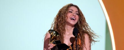 Shakira recoge el premio Grammy a Mejor Álbum Pop Latino