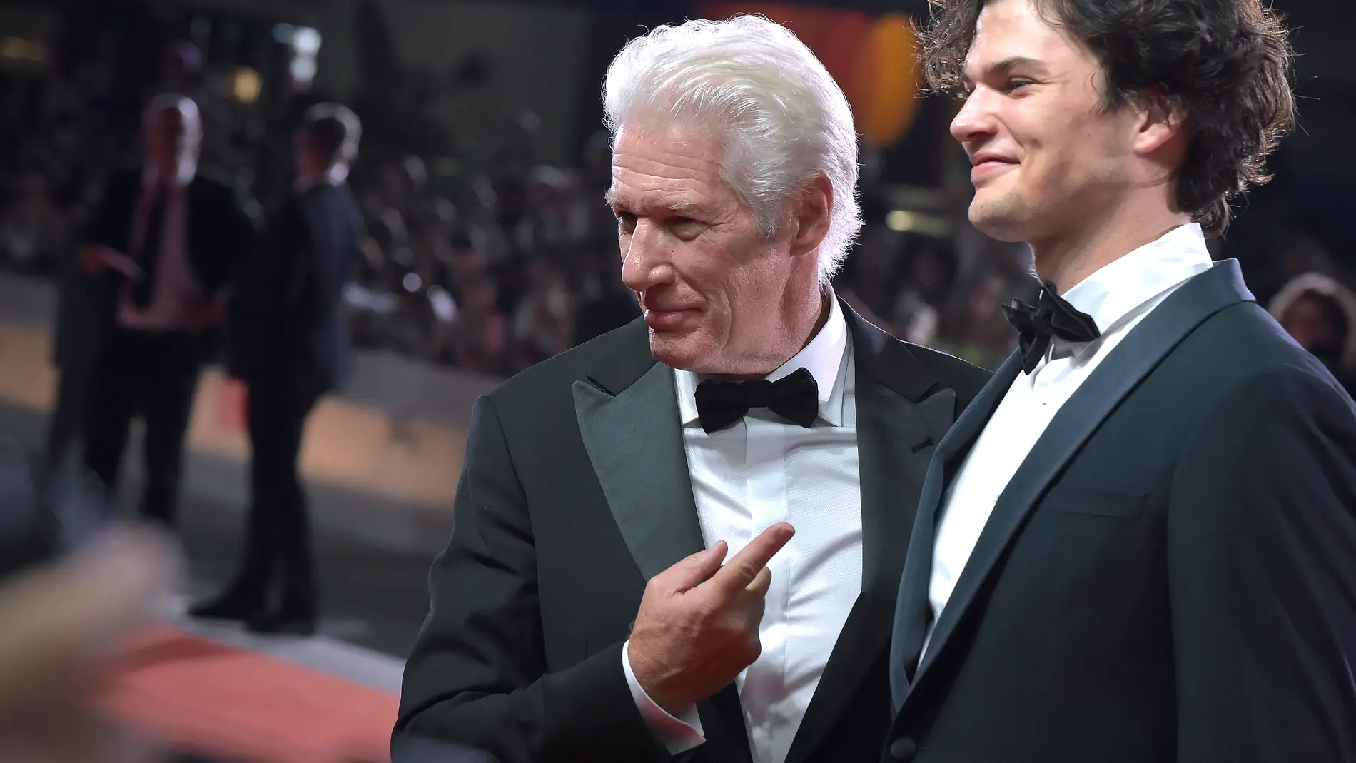 Richard Gere y su hijo Homer en el Festival de Cine de Cannes en 2024. Richard Gere y su hijo Homer en el Festival de Cine de Cannes en 2024.