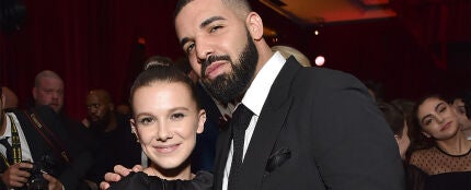 Drake y Millie Bobby Brown en 2018