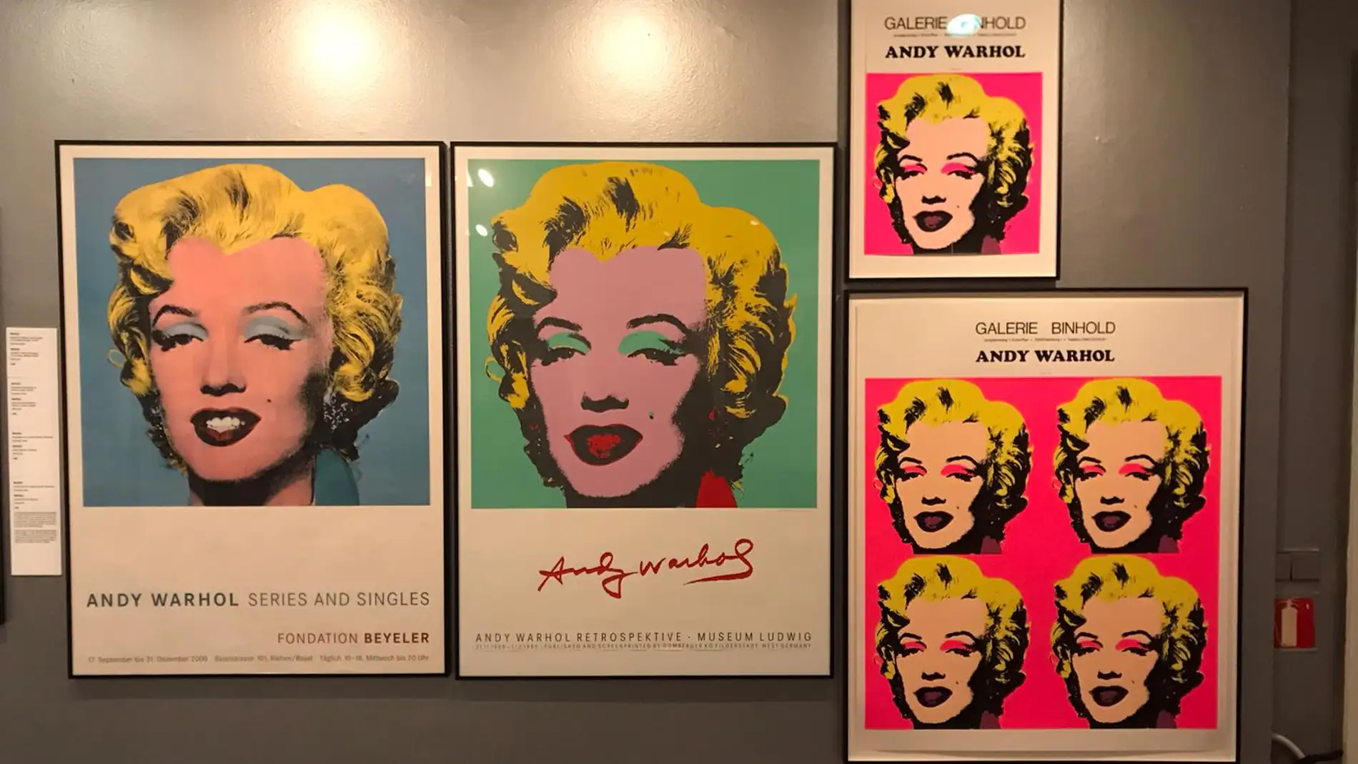 Las famosas representacionesde Marilyn Monroe del estadounidense. Las famosas representacionesde Marilyn Monroe del estadounidense.