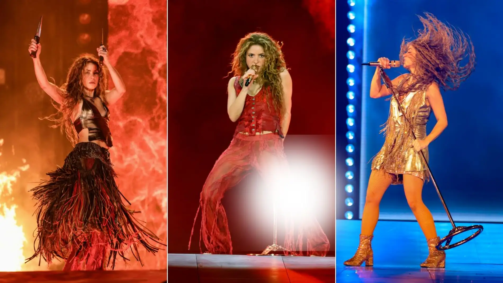 Los 13 cambios de vestuario de Shakira en el primer concierto de 'Las Mujeres Ya No Lloran World Tour' Los 13 cambios de vestuario de Shakira en el primer concierto de 'Las Mujeres Ya No Lloran World Tour'