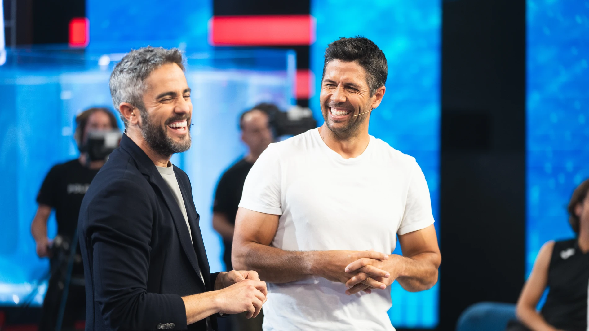 Roberto Leal y el extenista Fernando Verdasco en la Gala 6 de 'El Desafío 5' Roberto Leal y el extenista Fernando Verdasco en la Gala 6 de 'El Desafío 5'