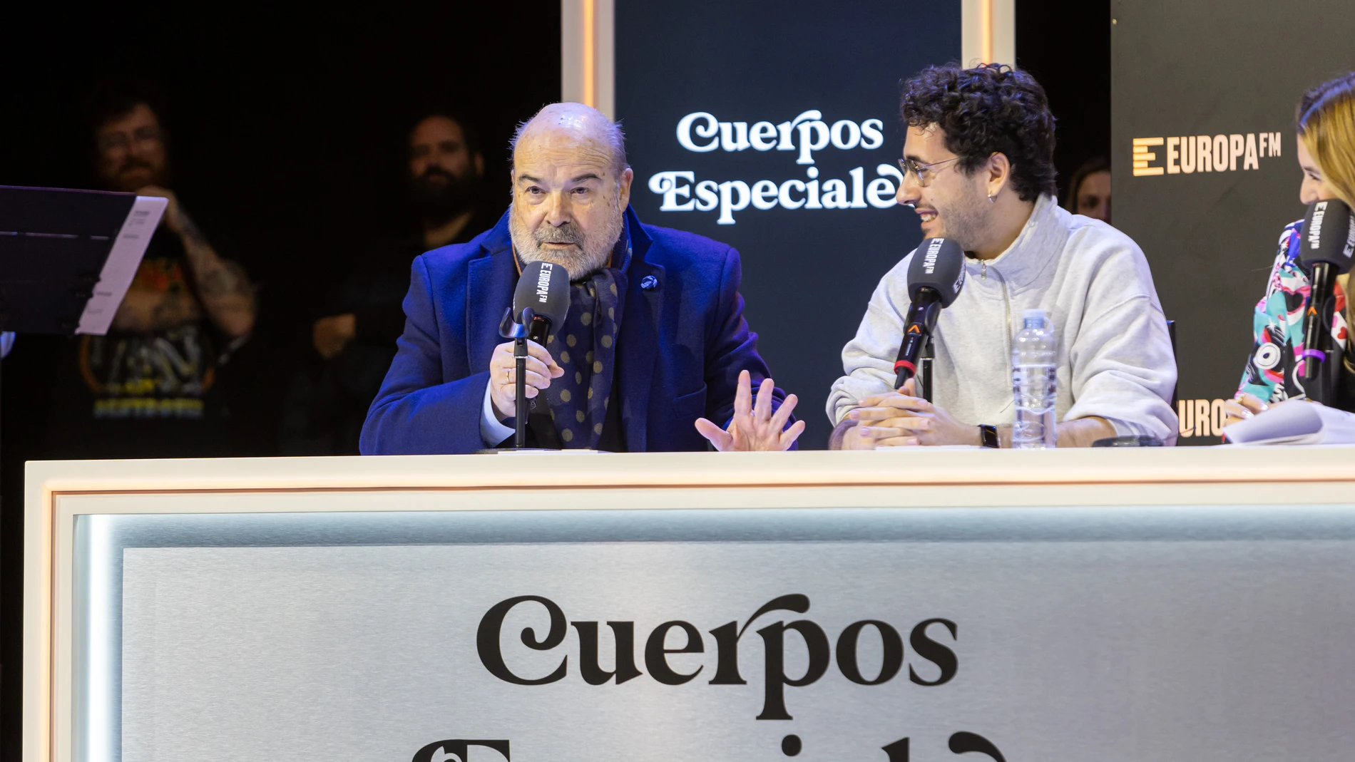 Roberto Rahona y Antonio Resines el Día de la Radio en Cuerpos Especiales Roberto Rahona y Antonio Resines el Día de la Radio en Cuerpos Especiales