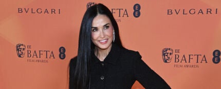 Demi Moore en al fiesta de nominados de los Premios BAFTA 2025