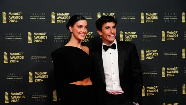 Gemma Pinto y Marc Márquez en los Premios Moto GP 2024