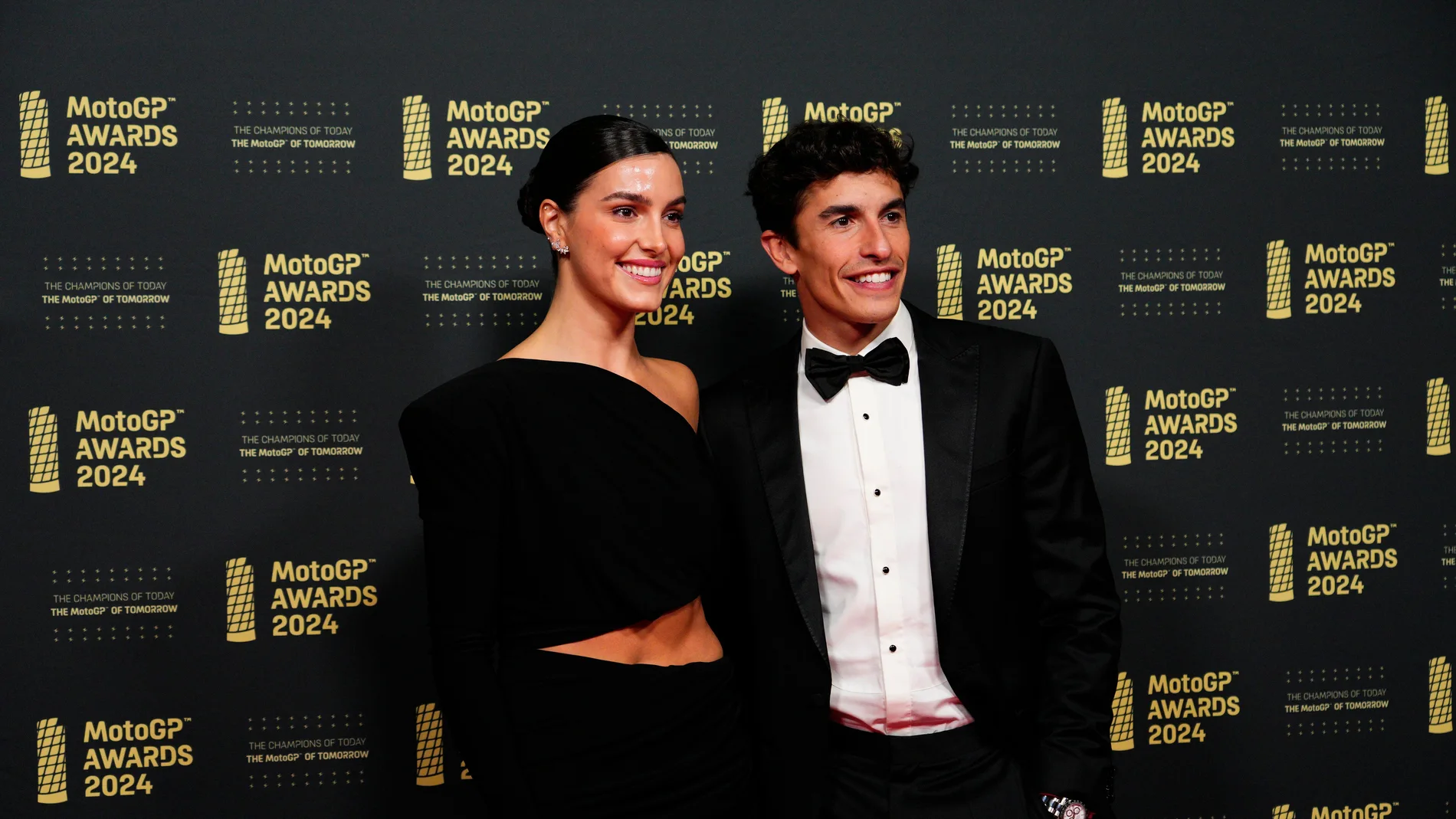 Gemma Pinto y Marc Márquez en los Premios Moto GP 2024 Gemma Pinto y Marc Márquez en los Premios Moto GP 2024