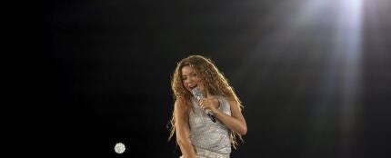 Shakira, en su concierto del lunes 17 de febrero en Lima (Perú).