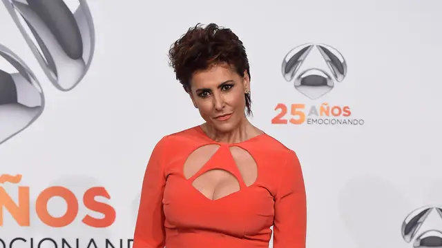 La presentadora Irma Soriano en el 25º aniversario de Antena 3