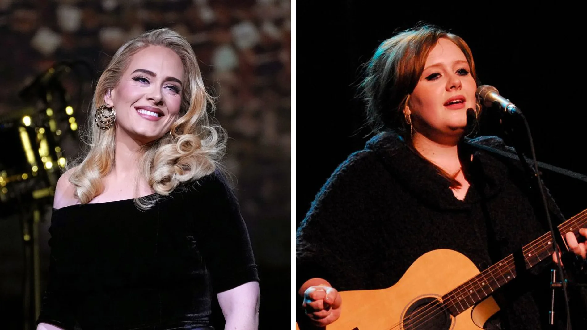 Adele en 2024 vs. Adele en 2008 Adele en 2024 vs. Adele en 2008