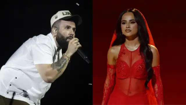 Carín León y Becky G, los dos artistas más nominados de los Premios Lo Nuestro 2025.