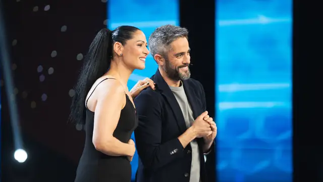 Rosa López, invitada de la Gala 7, y Roberto Leal en 'El Desafío 5'