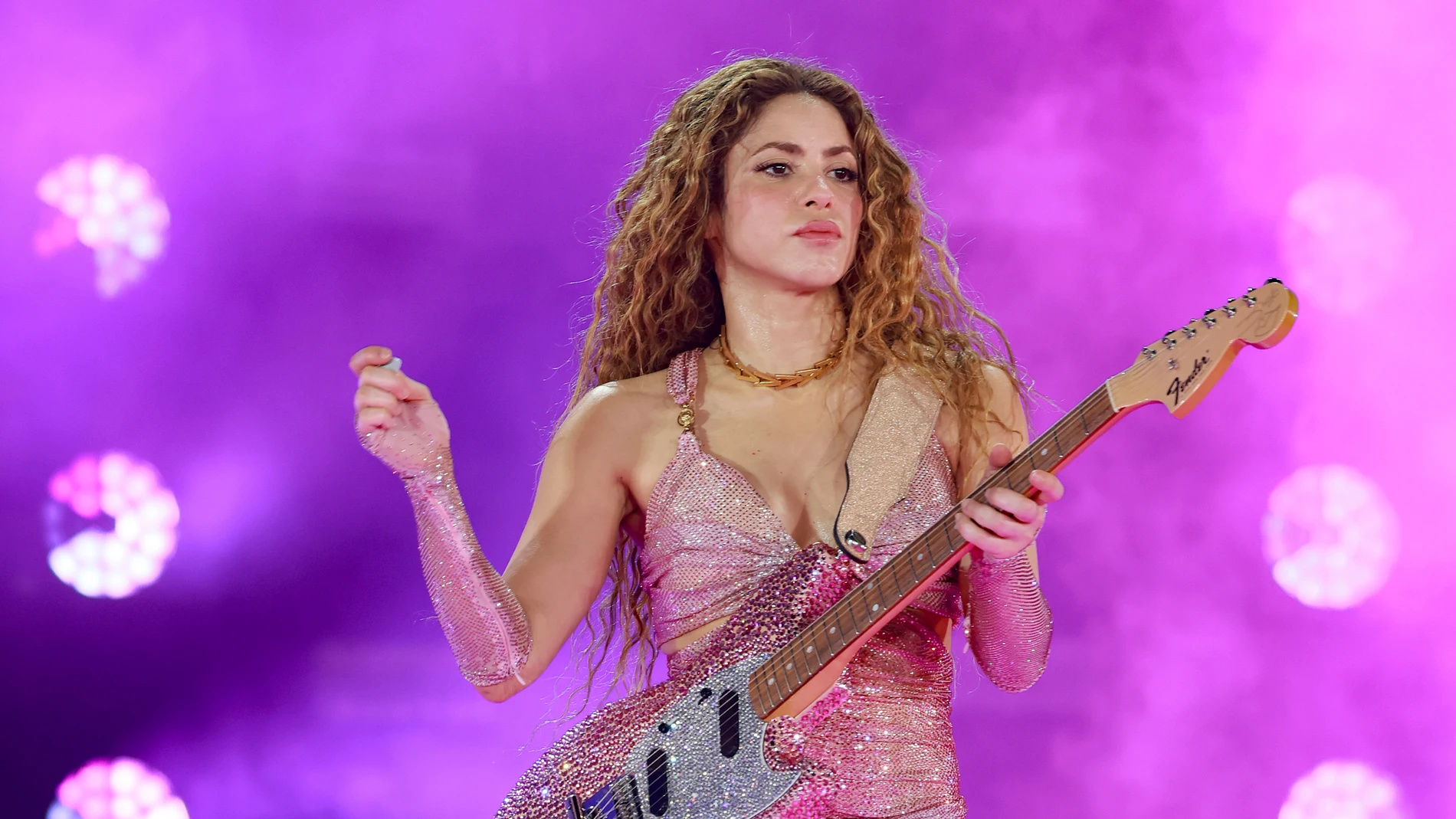 Shakira en su gira 'Las Mujeres Ya No Lloran World Tour' en Barranquilla, Colombia Shakira en su gira 'Las Mujeres Ya No Lloran World Tour' en Barranquilla, Colombia