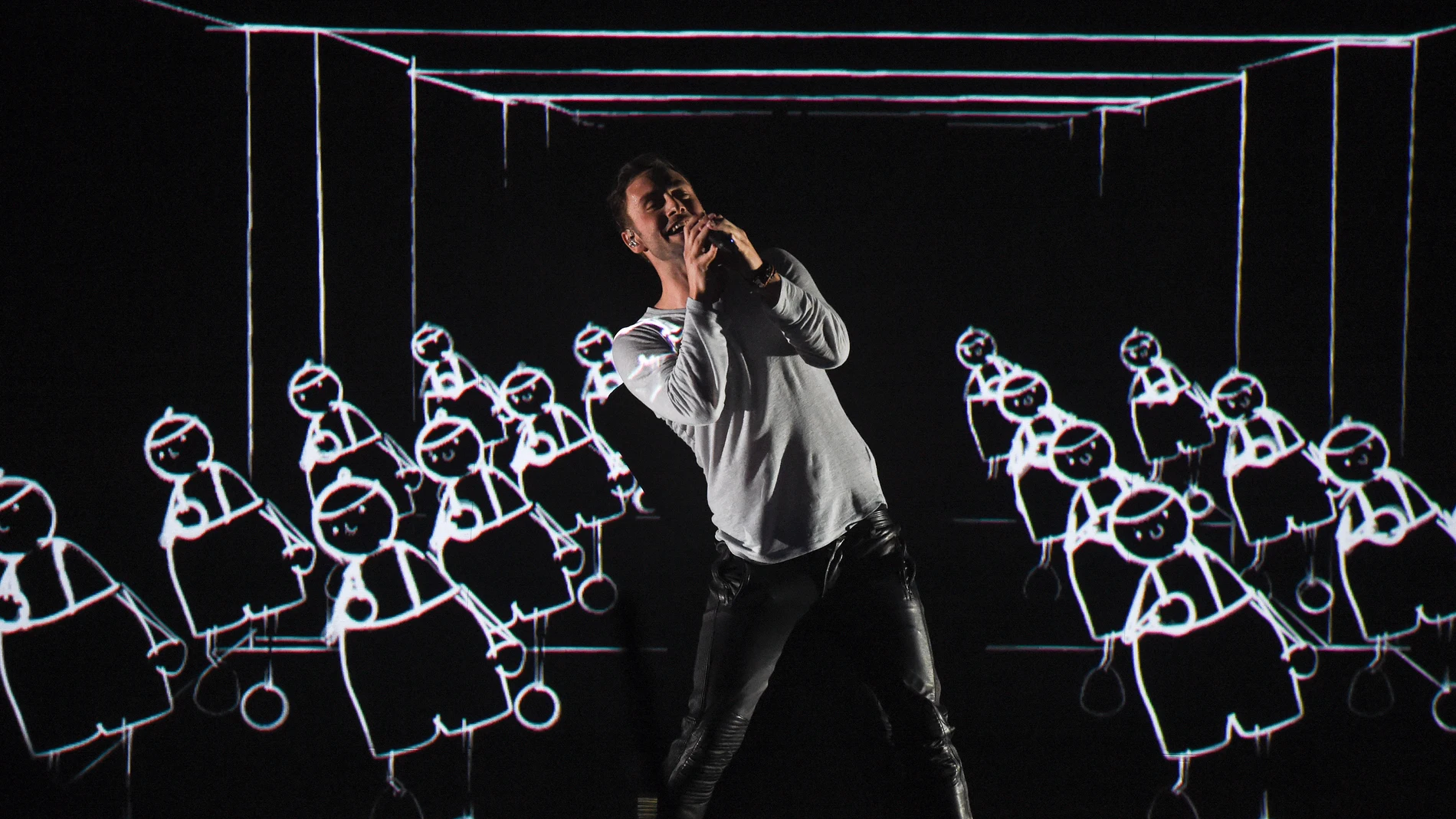 Måns Zelmerlöw, ganador de Eurovisión 2015 con Suecia por su actuación de 'Heroes' Måns Zelmerlöw, ganador de Eurovisión 2015 con Suecia por su actuación de 'Heroes'