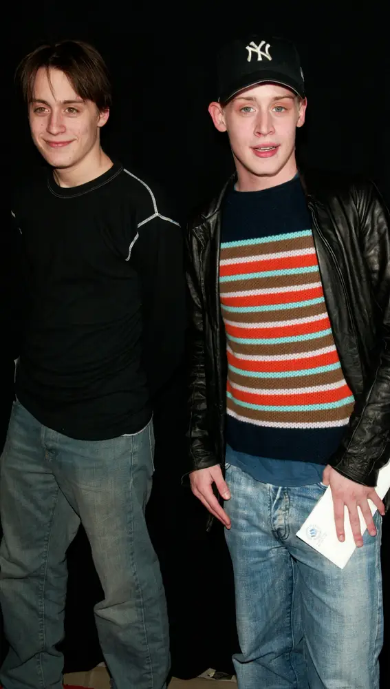 Kieran y Macaulay Culkin en una imagen de 2002. Kieran y Macaulay Culkin en una imagen de 2002.