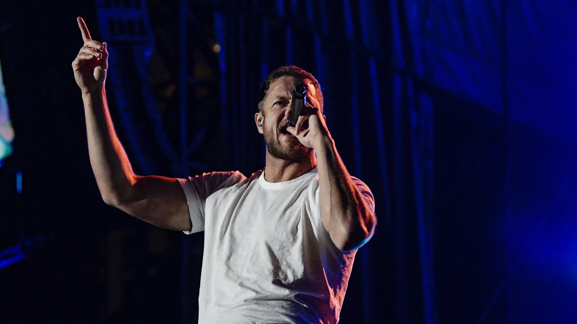 Dan Reynolds, vocalista de Imagine Dragons. Dan Reynolds, vocalista de Imagine Dragons.