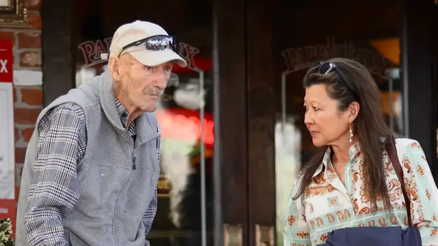 Gene Hackman y Betsy Arakawa en 2024