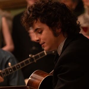 Timothée Chalamet es Bob Dylan en 'A Complete Unknown'