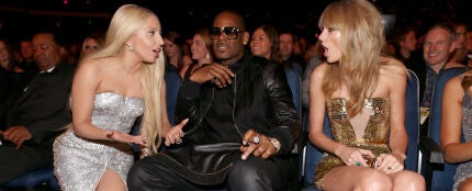 Lady Gaga, R. Kelly y Taylor Swift en los American Music Awards en 2013