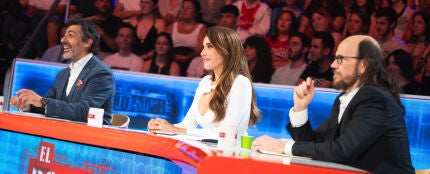 Juan del Val, Pilar Rubio y Santiago Segura en 'El Desafío 5'