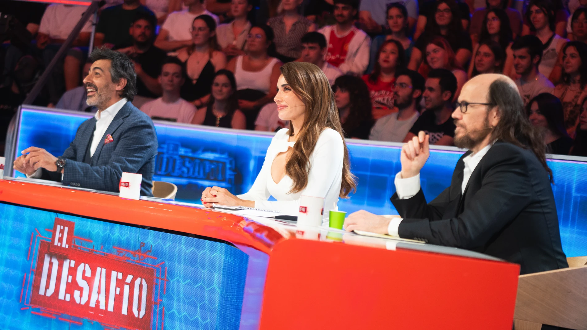 Juan del Val, Pilar Rubio y Santiago Segura en 'El Desafío 5' Juan del Val, Pilar Rubio y Santiago Segura en 'El Desafío 5'